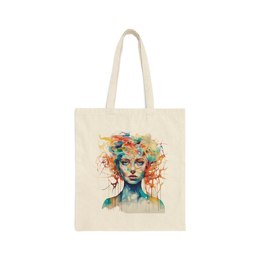 Overthinker Cotton Canvas Tote Bag