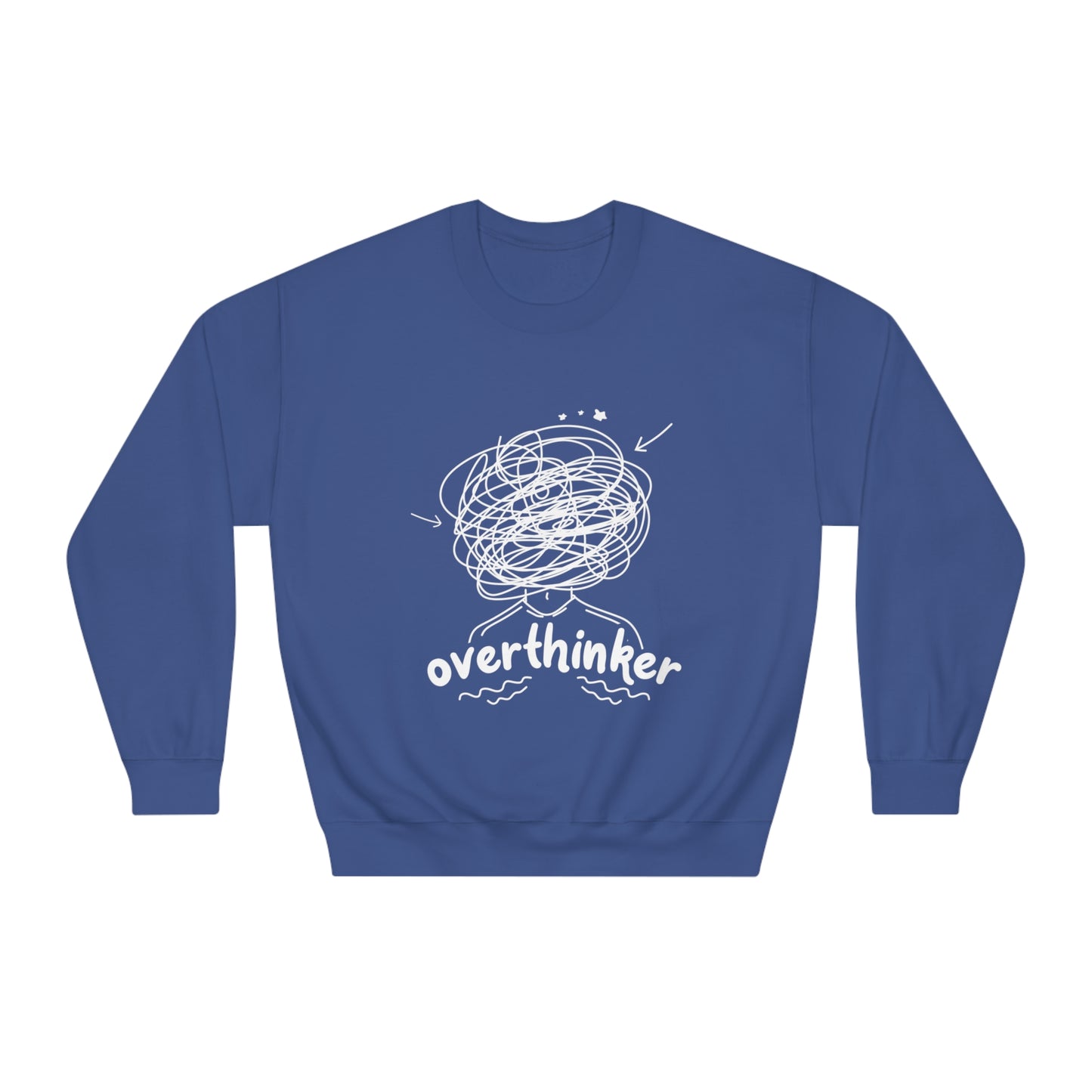Overthinker Unisex DryBlend® Crewneck Sweatshirt